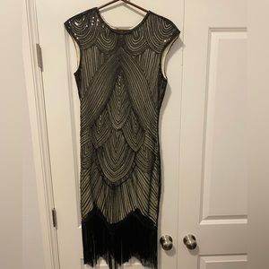 1920s flapper style dress, size M